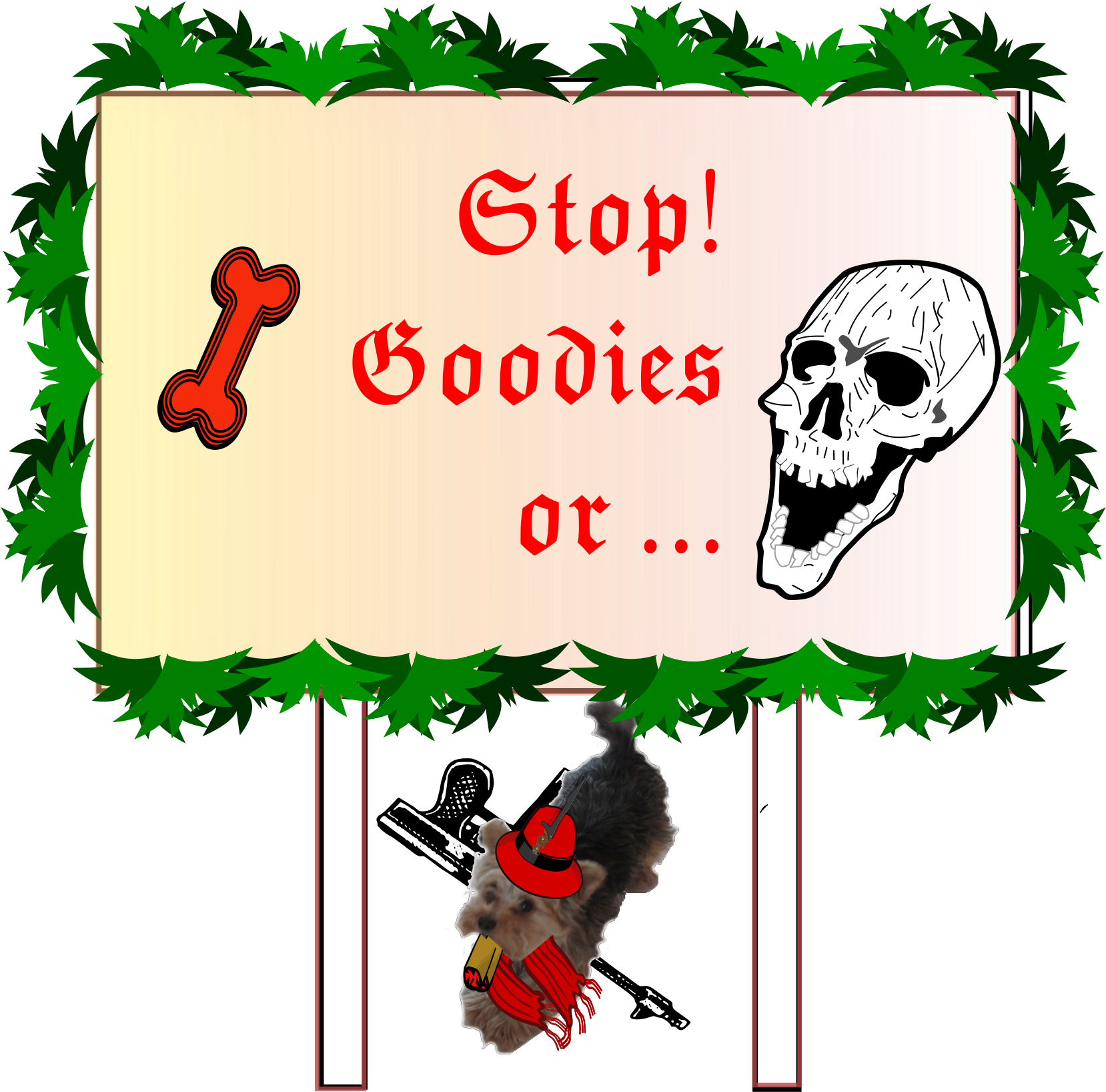 This Free Icons Png Design Of Yorkie The Outlaw (1697x2400), Png Download