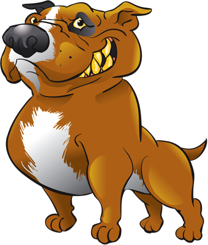 15 Dog Clip Art - American Pit Bull Terrier (424x500), Png Download