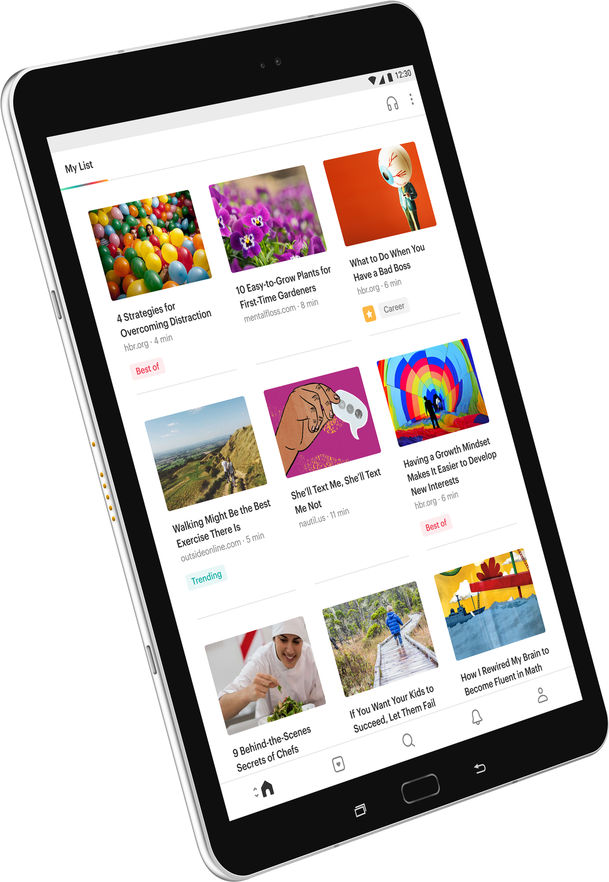 Pocket Redesigns Its Mobile Apps To Emphasize Listening - Pocket (1200x1737), Png Download