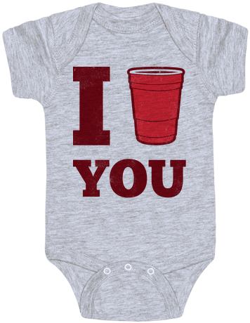 I Solo Cup You Baby Onesy - Baby Harry Potter Clothing (484x484), Png Download
