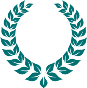 Jpg Transparent Download Laurel Wreath Olive Wreath - Black And Pink Gold Background (500x500), Png Download