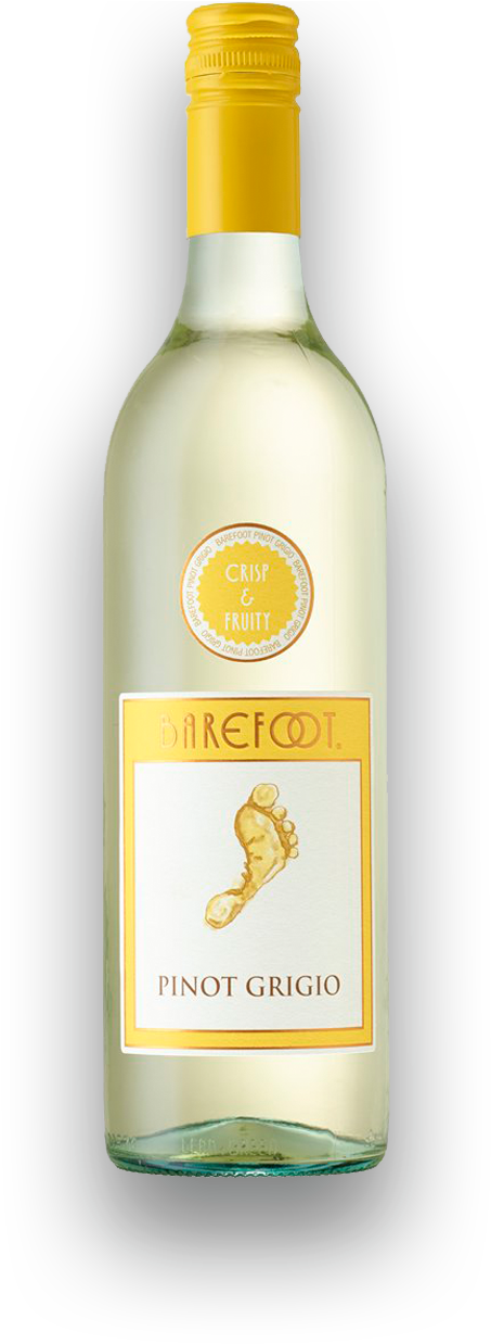 Barefoot White Wine - White Wine (480x1260), Png Download