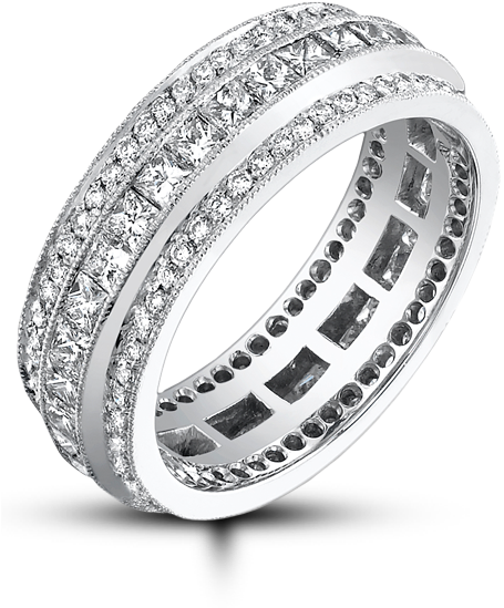Wedding Bands Cleveland Ohio - Img Jewelers (460x556), Png Download