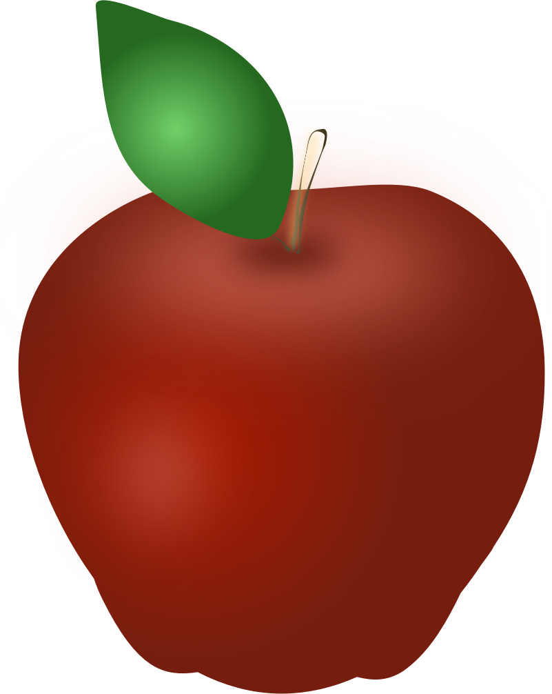 Apple Svg, Apple Clipart Banner Royalty Free - Seedless Fruit (801x1006), Png Download