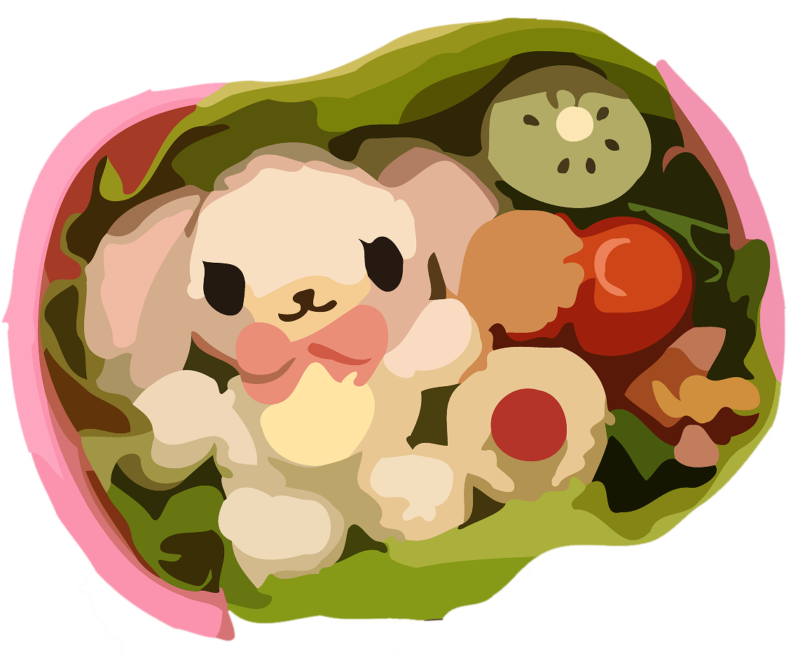 Chaika Lunchbox - Cute Bento (1129x936), Png Download