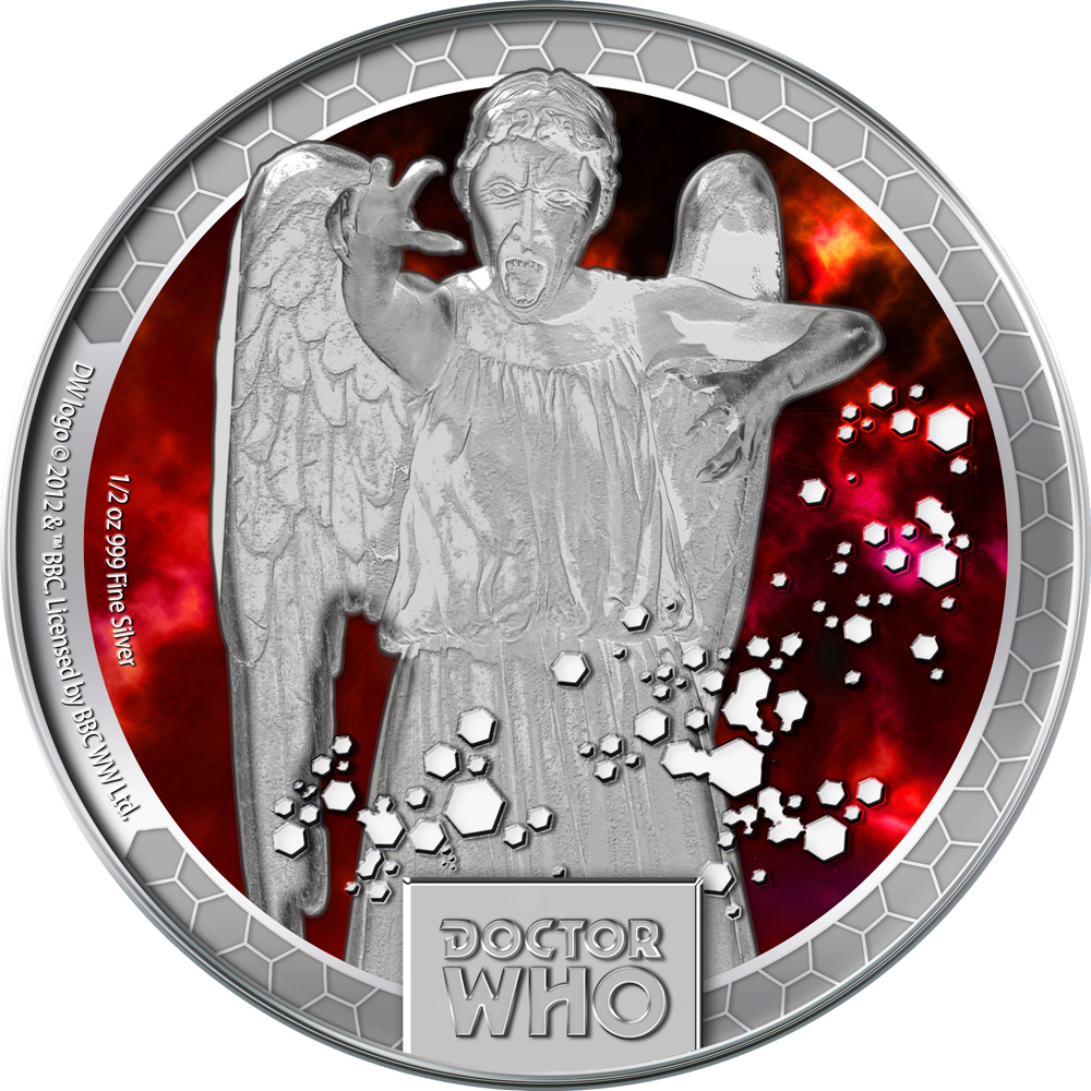Doctor Who Monsters Weeping Angel - Niue (1000x1000), Png Download