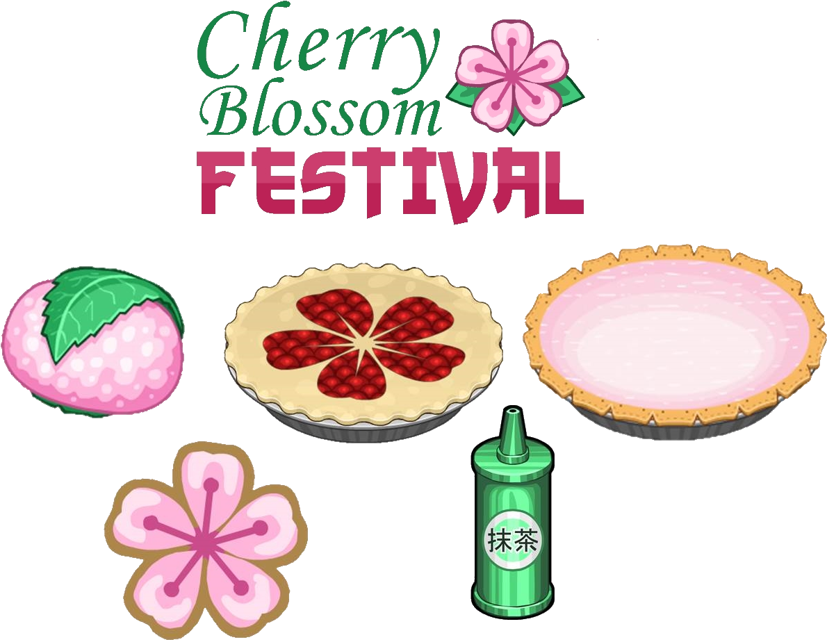 Cherry Blossom Festival Ingredients - Beauty And The Beast Pantomime (1224x978), Png Download