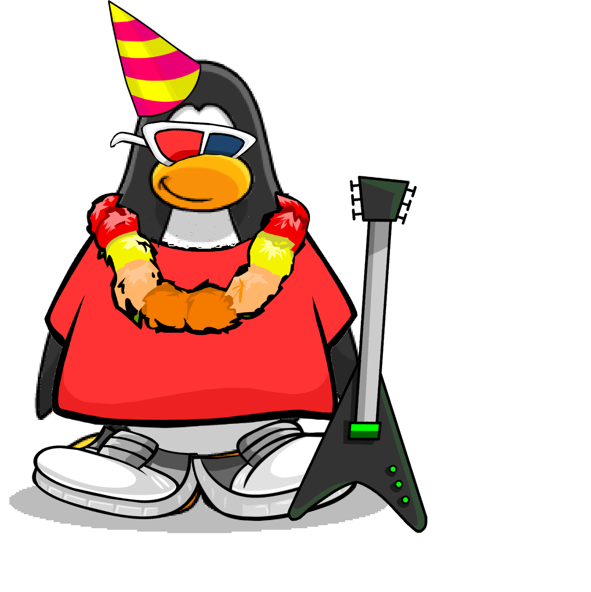 Minecraft Creeper Custom - Club Penguin (2550x3300), Png Download