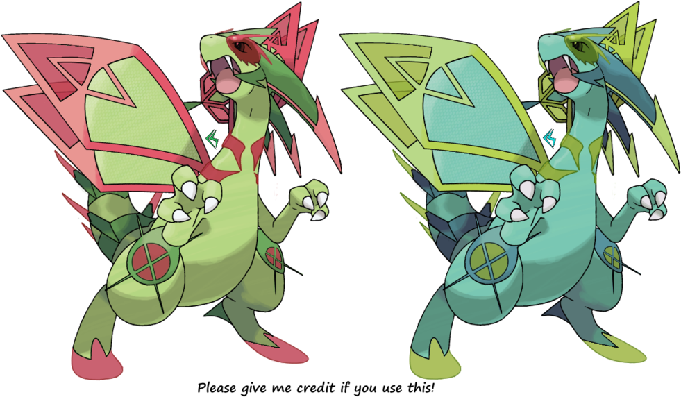Png - Mega Flygon Fan Art (1024x581), Png Download