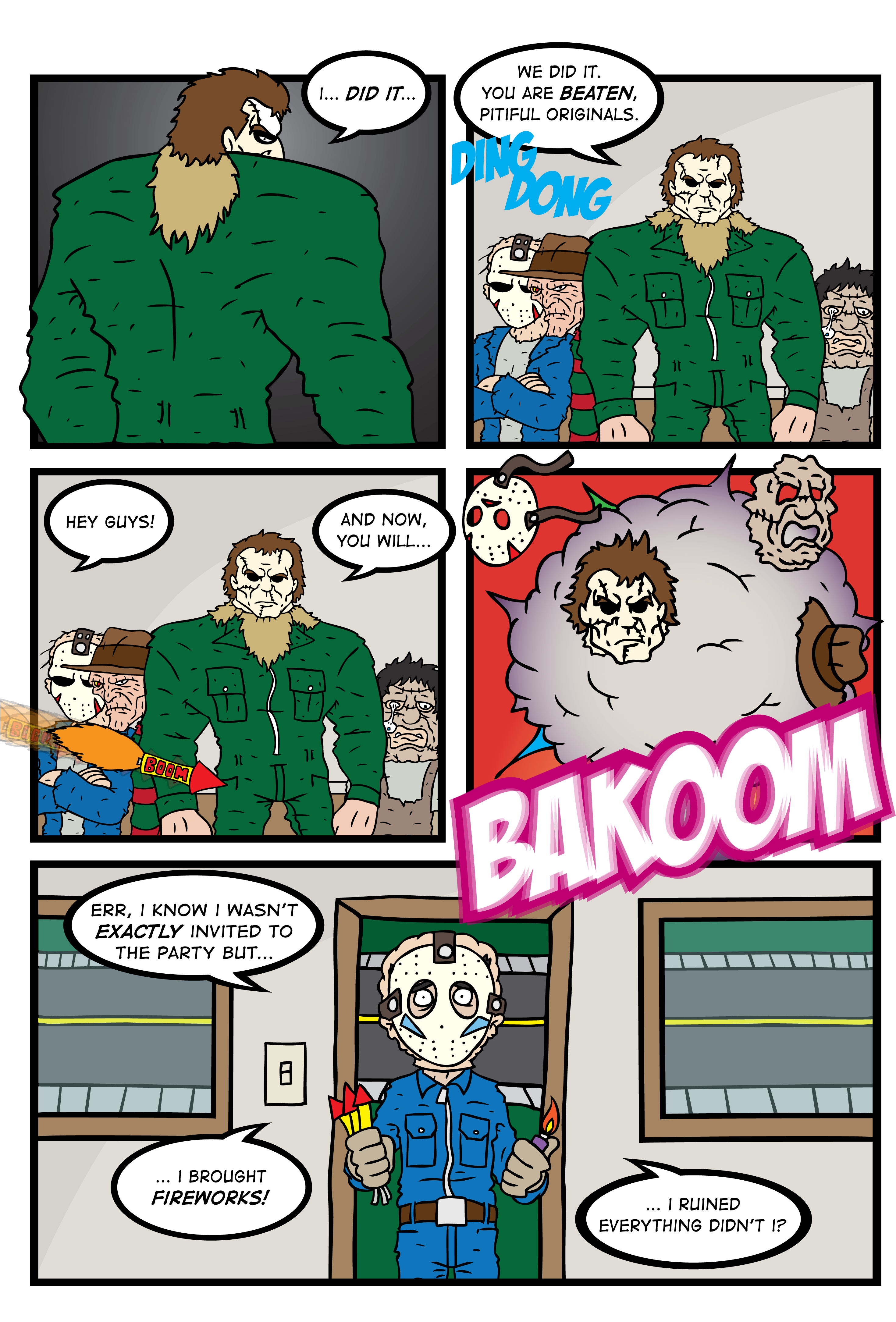 Suck - Slashers Comic (3000x4500), Png Download
