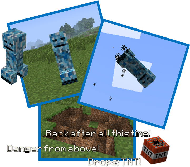 Minecraft Primitive Mobs (803x651), Png Download