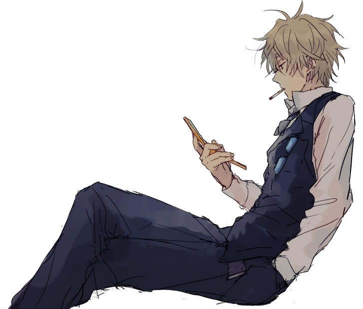 Shizuo Heiwajima Art (727x619), Png Download