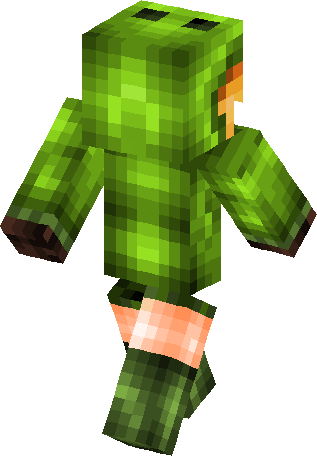 Chica Creeper Skin - Portable Network Graphics (317x456), Png Download