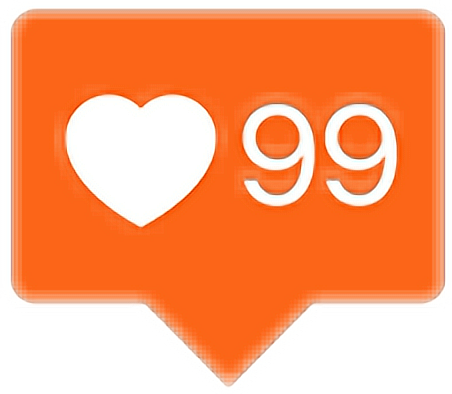 Instagram Insta Heart Like Notification 1 Socialmedia - Instagram Heart Like Png (452x394), Png Download