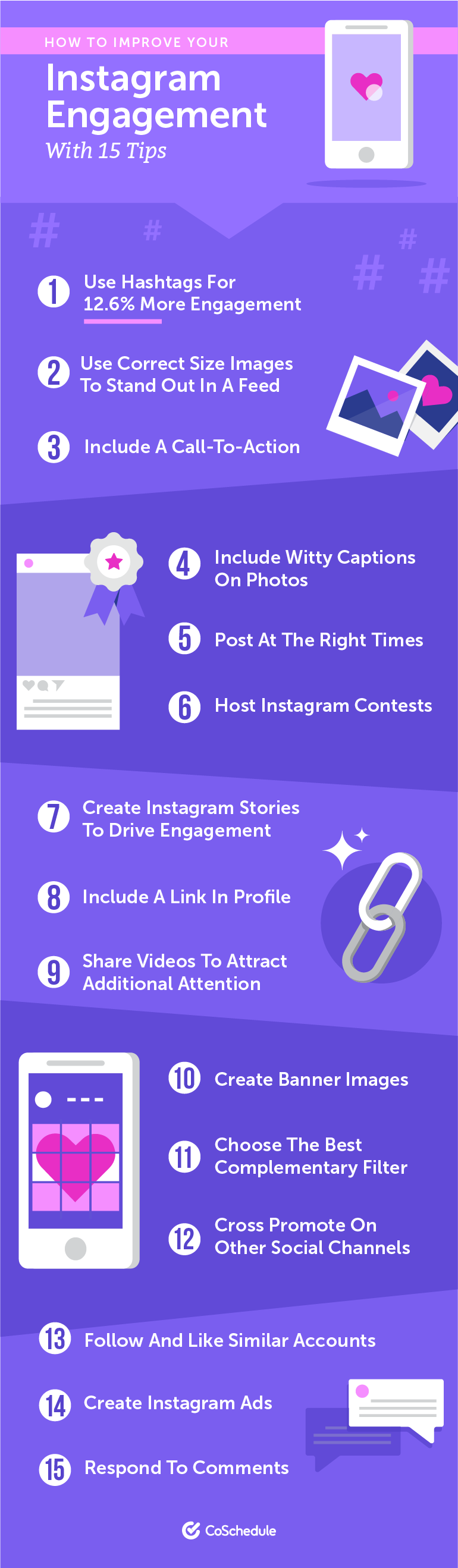 15 Ways To Improve Instagram Engagement - Instagram (770x2637), Png Download