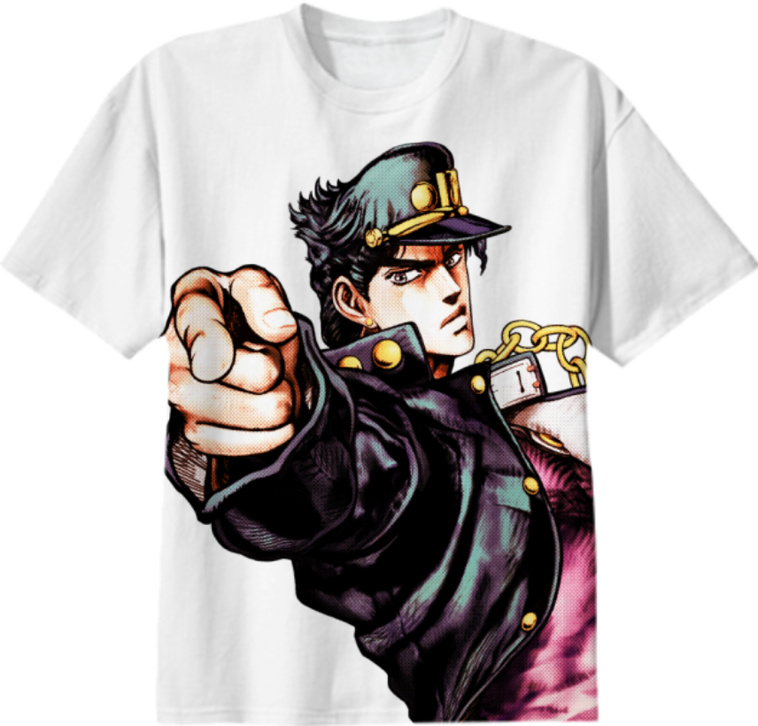 00 Design By Stardustcrusaders - Jojo's Bizar Adventure Jotaro X Kakyoin (856x820), Png Download