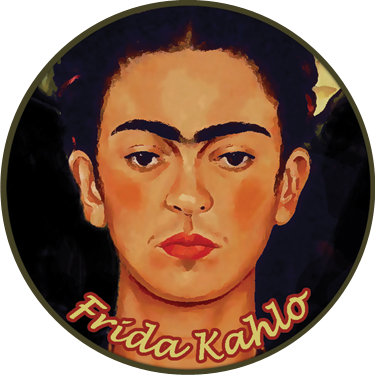 Frida Kahlo - Frida Kahlo Self Portrait (375x375), Png Download