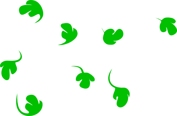Png Leaves Falling - Green Leaf Fall Gif (600x395), Png Download