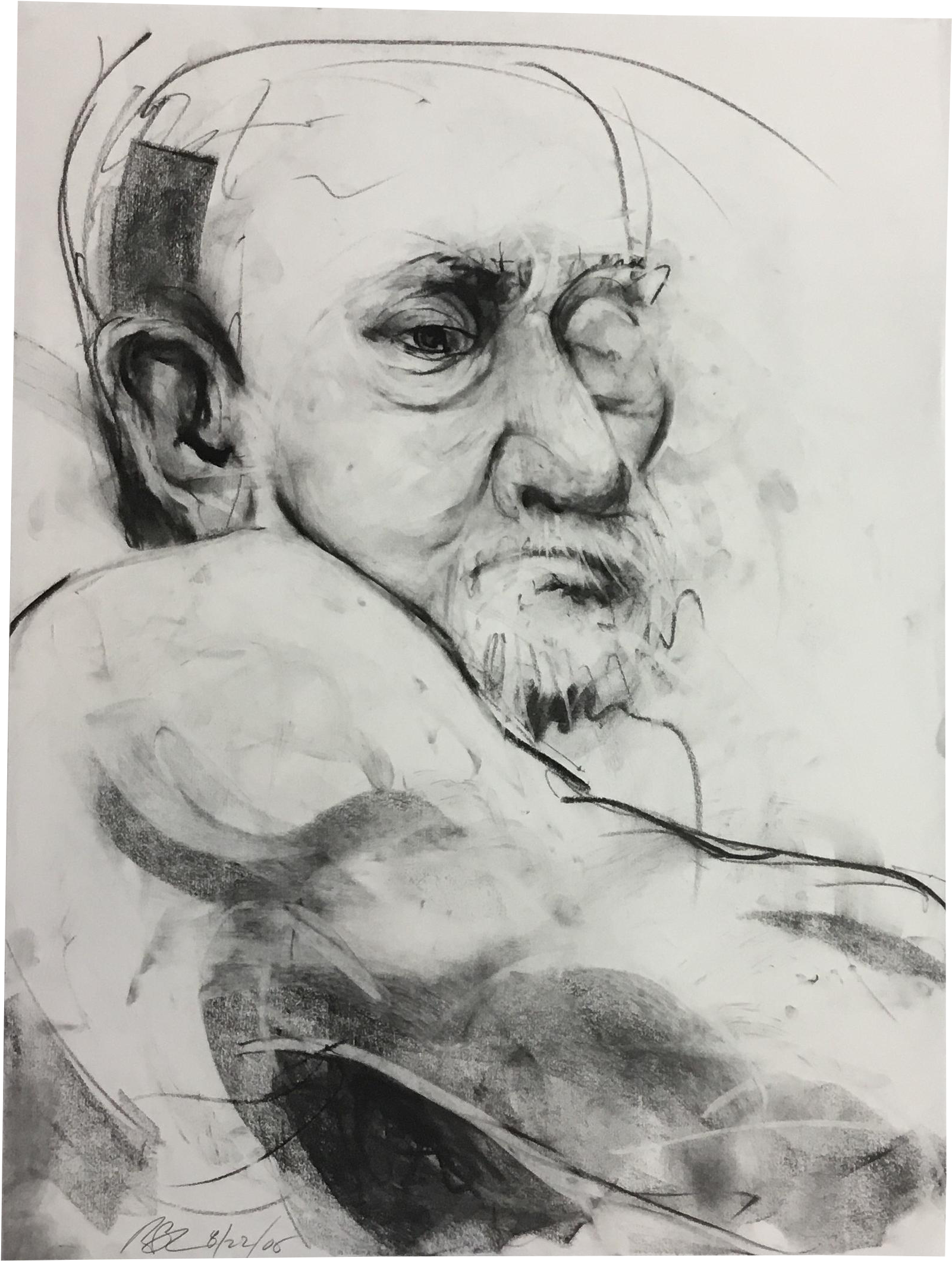 Rolando Rosler Black And White Portrait - Portrait (1778x2356), Png Download