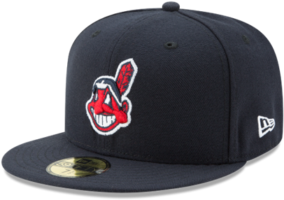 Men's Cleveland Indians New Era Navy Blue Game Authentic - New Era (533x300), Png Download