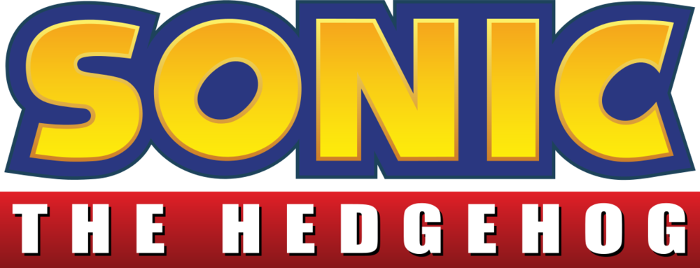 Sonic Looney Tunes Hello Kitty My Little Pony Mickey - Sonic The Hedgehog Logo Png (1000x383), Png Download
