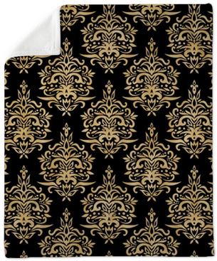 Damask Seamless Pattern - Blanket (400x400), Png Download