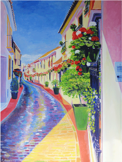 H - Painting (557x557), Png Download