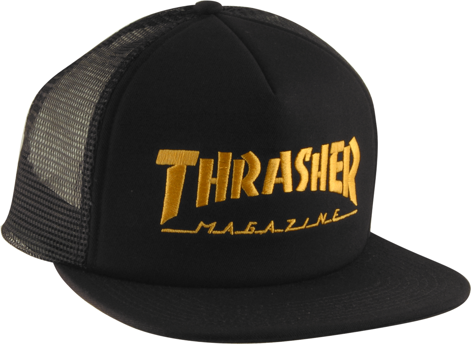 Thrasher Logo Embroidered Mesh Skate Hat - Young & Reckless Cap (1500x1500), Png Download