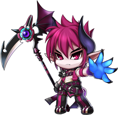 Grand Chase Wiki - Dio Grand Chase Chibi (400x382), Png Download