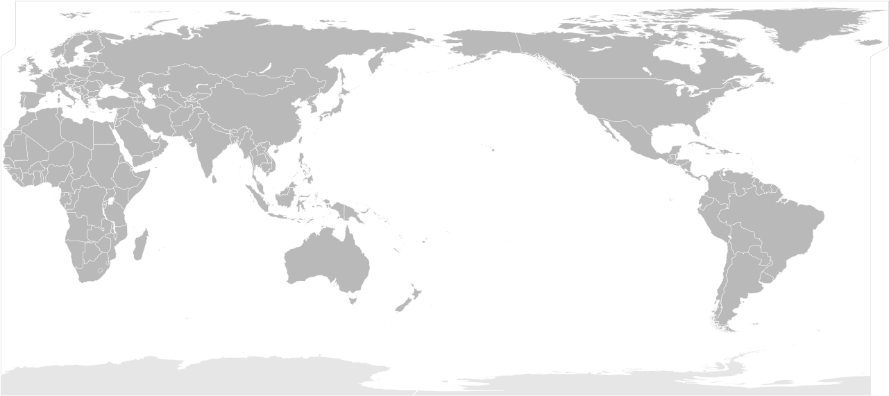 Png Royalty Free Library Datei Blankmap E Svg Wikipedia - Map Of The World Flipped (1280x650), Png Download