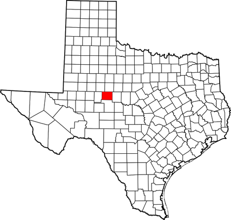 007 Of 254 Coke County Courthouse, Robert Lee, Texas - Fort Bend County Texas (468x445), Png Download