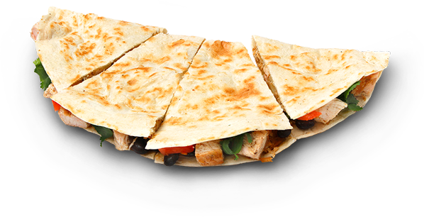 Image Is Not Available - Mini Chicken Quesadilla Transparent (598x306), Png Download