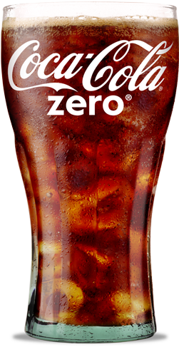 Coca Cola Zero Glass (500x540), Png Download