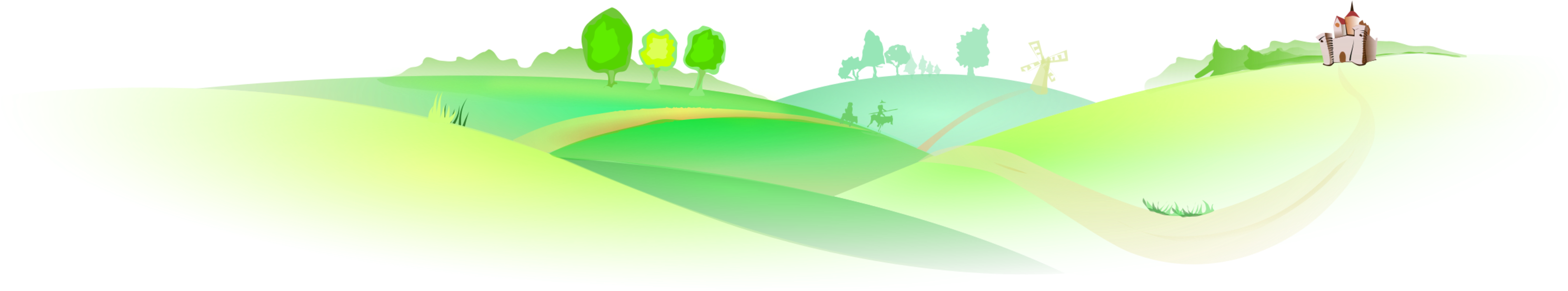 Countryside Frames Illustrations Hd Images Castle Chateau - Landscape Clipart Png (960x480), Png Download