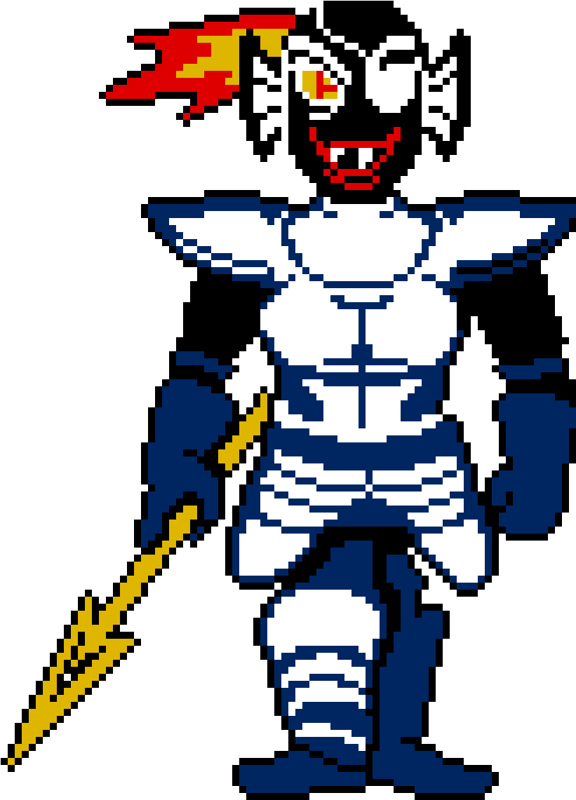 File History - Undyne Png (870x1190), Png Download