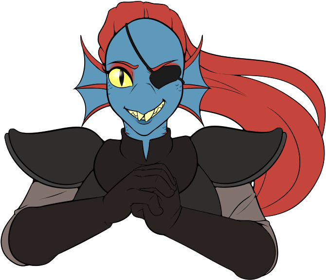 Day 4- Undyne The Heroine That Never Gives Up I Wished - Sketch.id Pte. Ltd. (700x601), Png Download