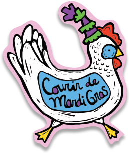 Courir De Mardi Gras - Courir De Mardi Gras Clip Art (600x315), Png Download