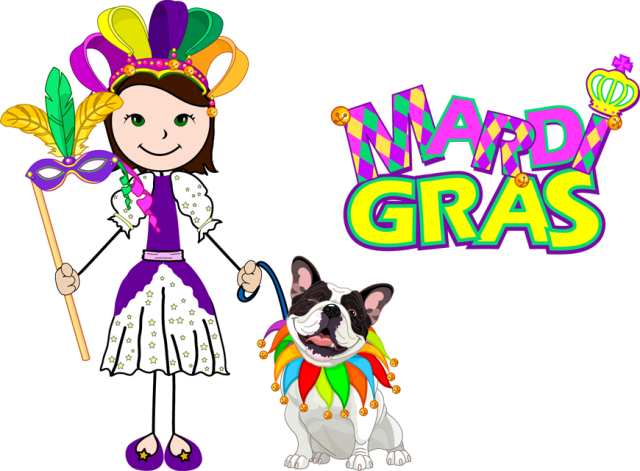 Mardi Gras Celebration 6 Clipart Clipartcow - Mardi Gras Parade Clip Art (640x471), Png Download