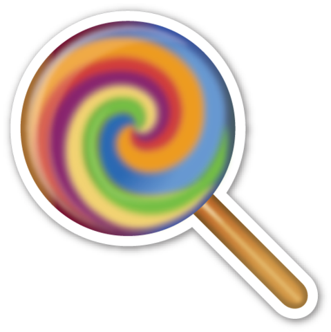 There Is A Surprising Amount Of History Associated - Emoji Lollipop Png (479x480), Png Download