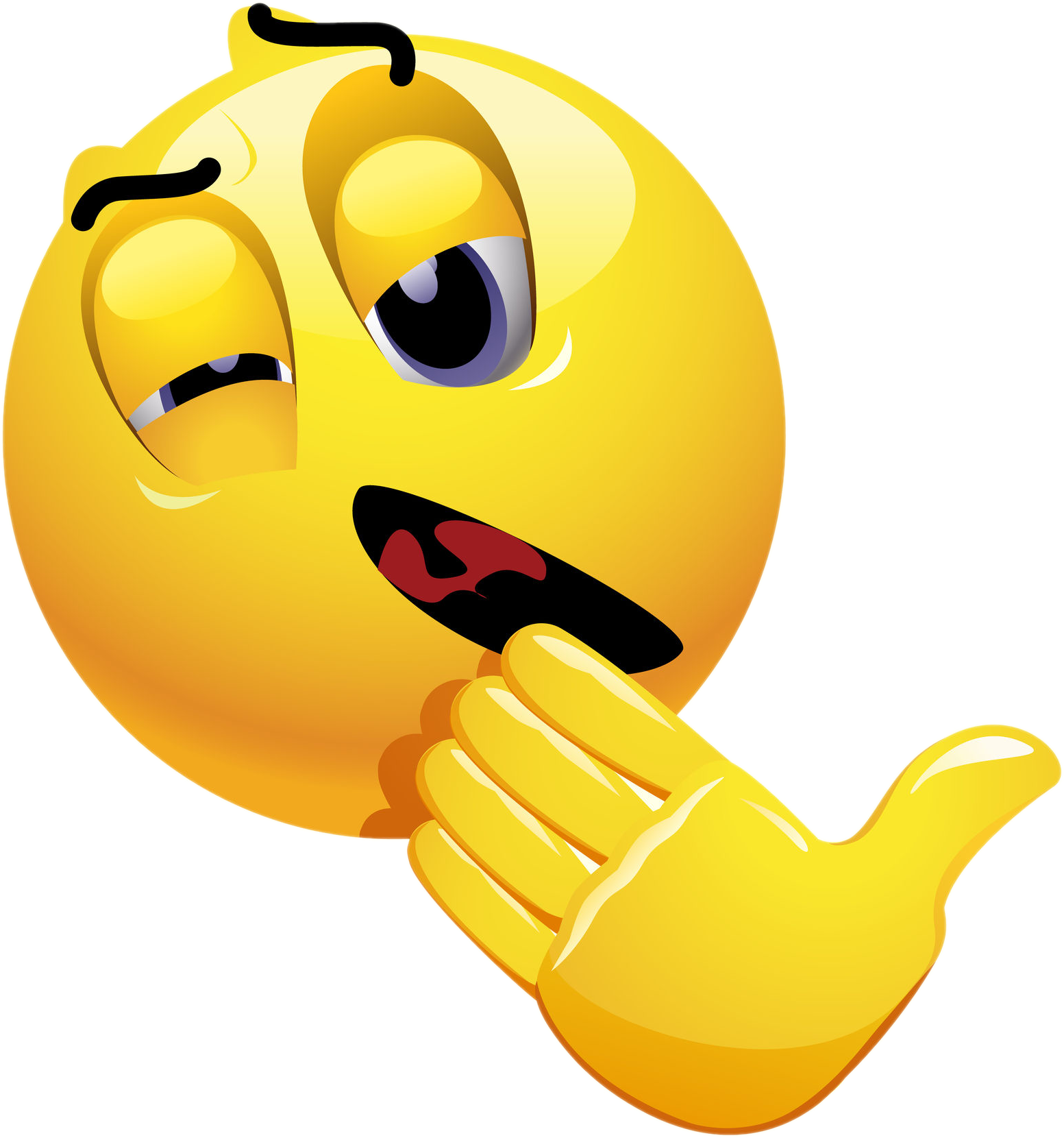 Do The Task With The “strong” Arm In Half The Time - Bored Smiley (1553x1660), Png Download