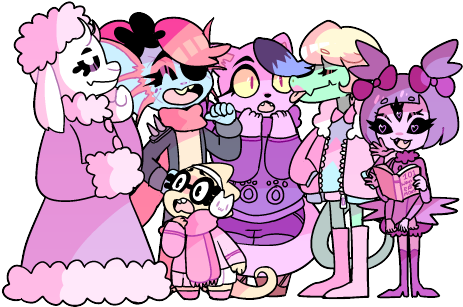 Art Ut Catty Bratty Undertale Toriel Alphys Undyne - Toriel (500x325), Png Download