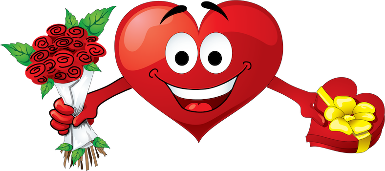 Emotion Heart Sticker - Emoji (788x350), Png Download