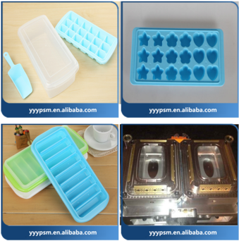 Creative And Customized Plastic Ice Cube Trays/box - Injection Moulding (350x350), Png Download