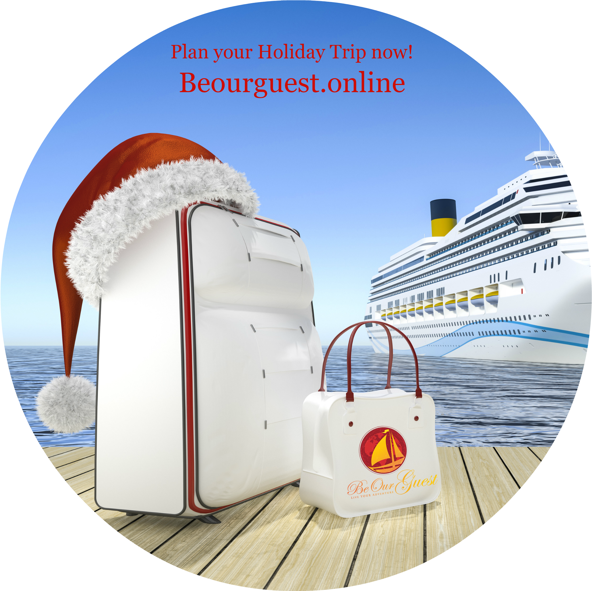 Now Is The Time To Secure Your Holiday Travel Plans - Christmas Cruise (3318x2212), Png Download