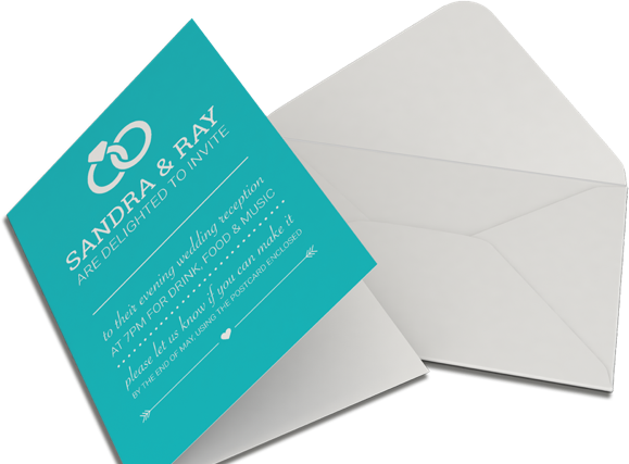 Wedding Invitation Printing - Wedding Invitation (579x427), Png Download