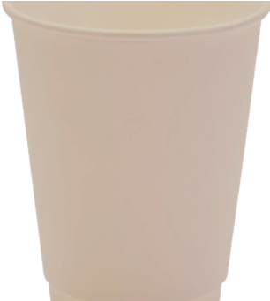 12oz Natural Double Wall Hot Cup - Flowerpot (500x340), Png Download