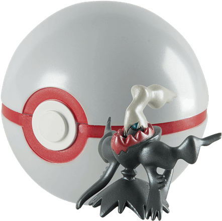 Darkrai & Premier Ball Clip N Carry Mythical Poke Ball - Pokemon 20th Anniversary Darkrai Poke Ball (600x600), Png Download