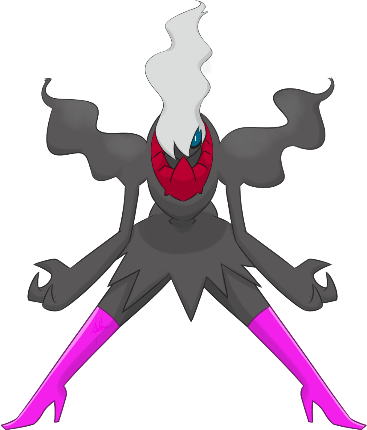 “ A Friend And I Where Discussing Whether Darkrai With - Darkrai Legs (1280x1485), Png Download