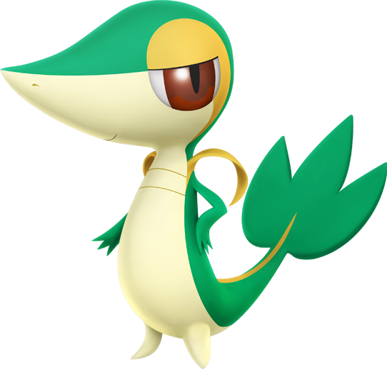 Pokepark Wiki Fandom Powered By Wikia - Snivy Pokepark (542x518), Png Download