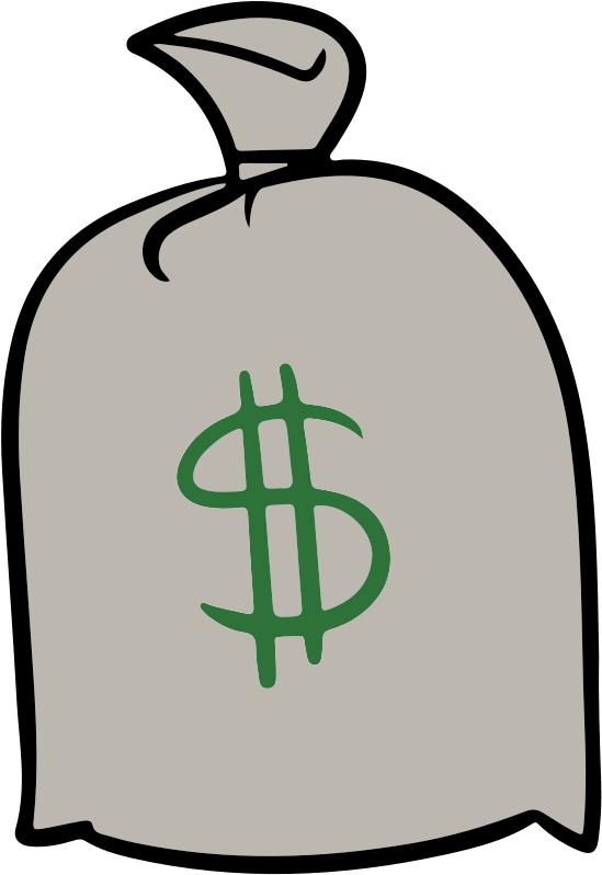 Money Clipart Dinero - Money Bag (800x800), Png Download